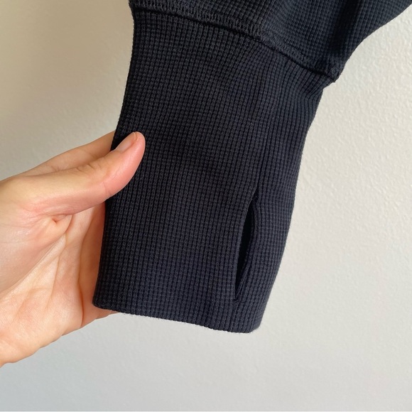 Sweaty Betty Halle Berry Hoodie sweatshirt cropped thermal activewear waffle XL - Picture 11 of 14